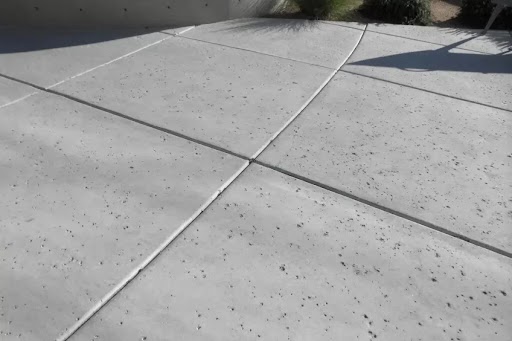 salt finish concrete