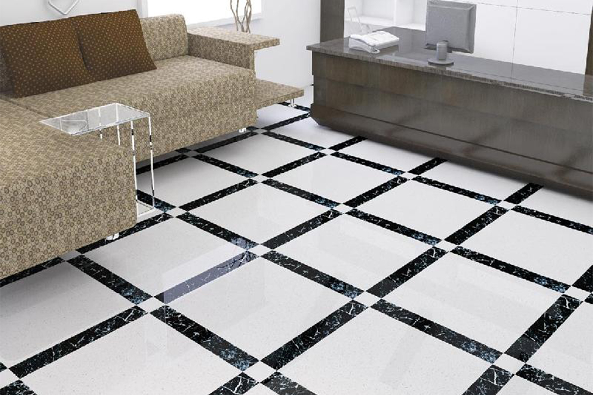 Double Charge Vitrified Tiles showcasing their unique patterns and designs, adding elegance to interior spaces.